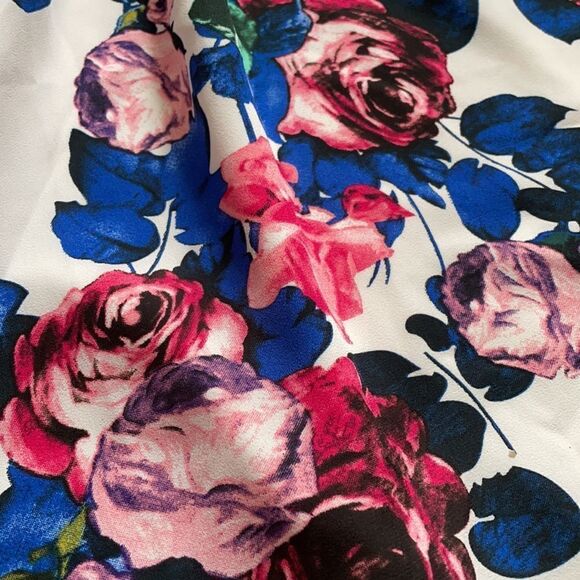 Olive & Oak Pink, Blue and Green Floral Dress - Picture 3 of 6